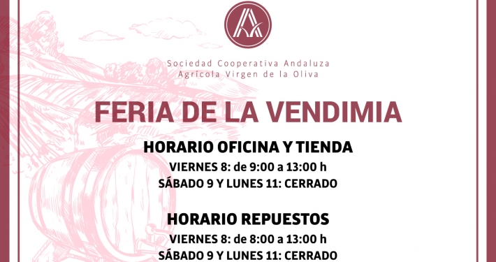 Horario Feria de la Vendimia 2023